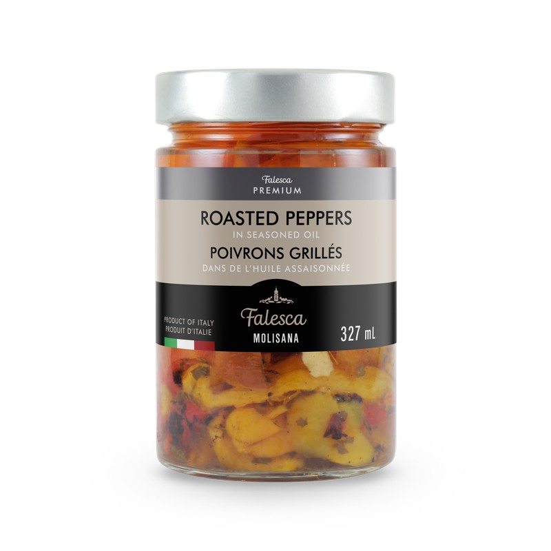 Roasted Peppers in Seasoned Oil